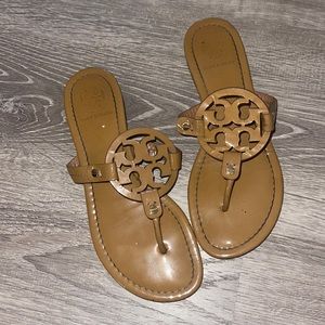 Tan Tory Burch sandals